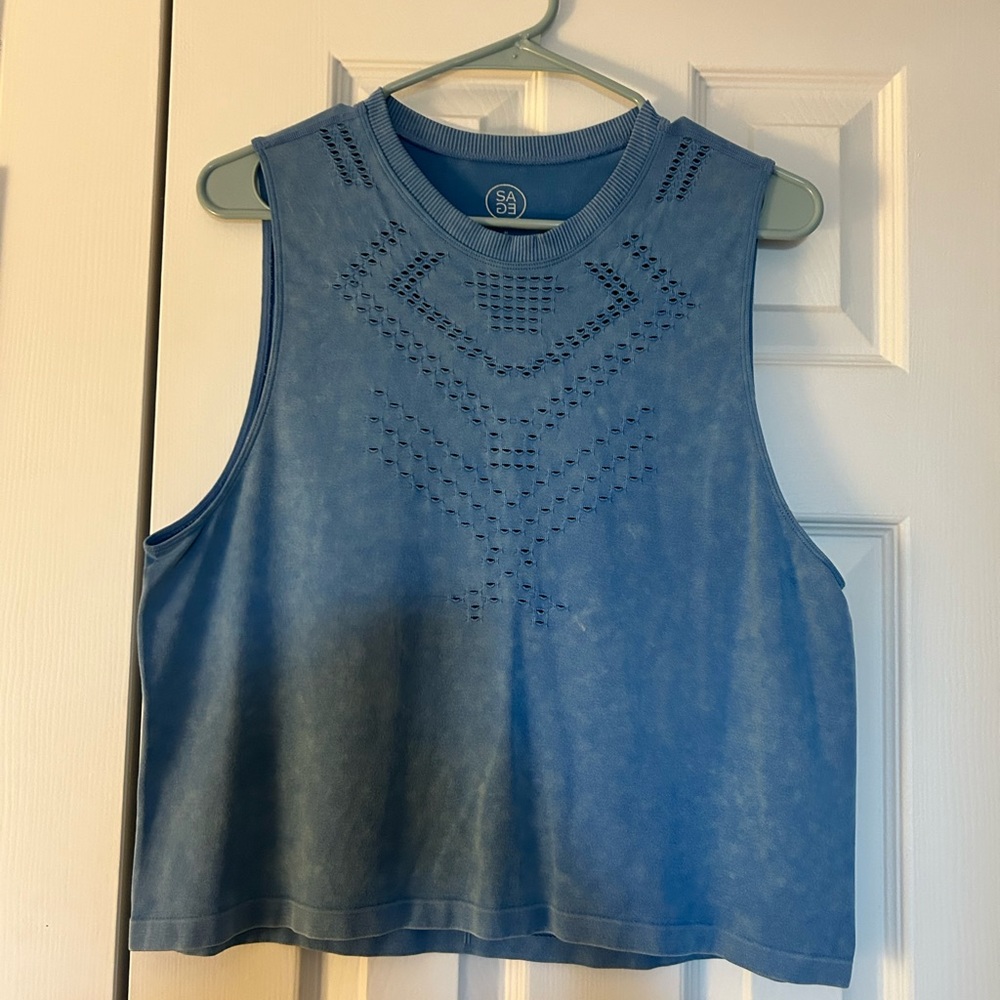 Blue cute tank top!